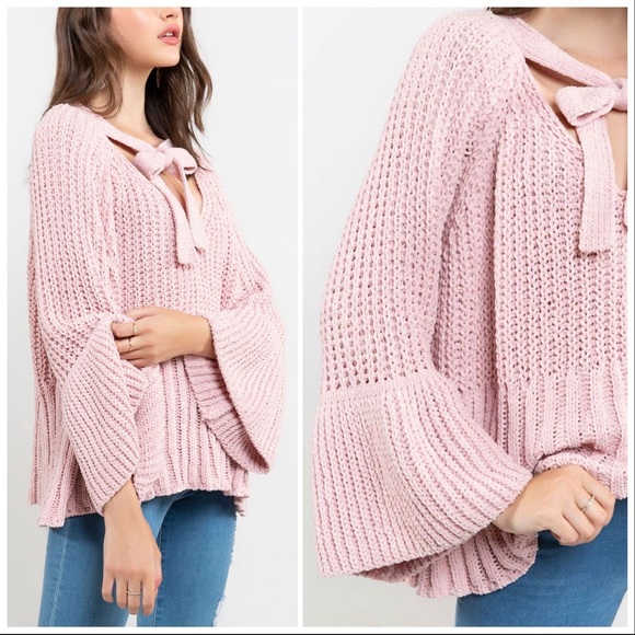 Canyon Rose Big Bell & Bow Sweater - Picture 4 of 9